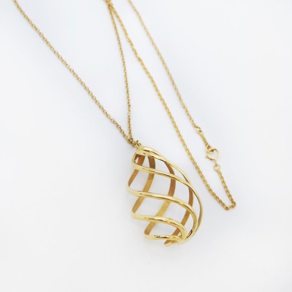 TIFFANY & CO. 18K Paloma Picasso Venezia Luce Pendant Necklace - Picture 3 of 5